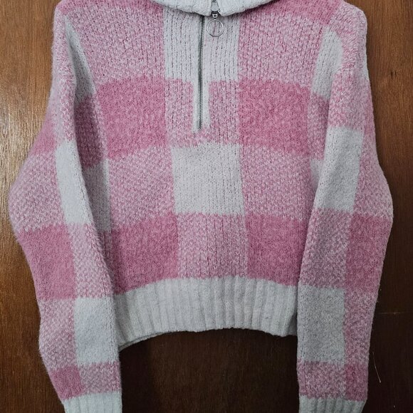 Jessica Simpson Plaid Fuzzy Zipper Sweater Jacket Lot of 3 - Picture 5 of 9